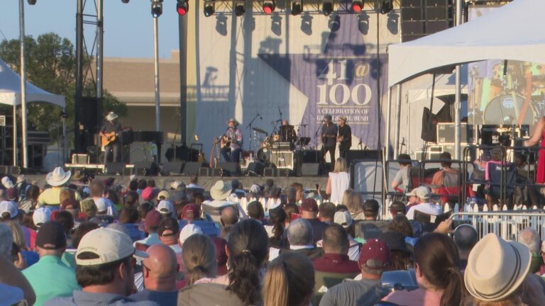 George Bush 100th Birthday Celebration wraps up with concert