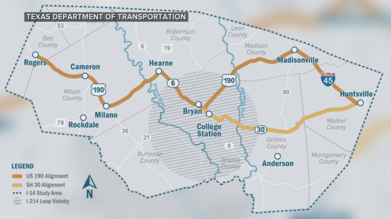 TxDOT asks for public input on planned I-14 corridor route