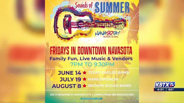 Sounds of Summer Concert series headed to Navasota this weekend