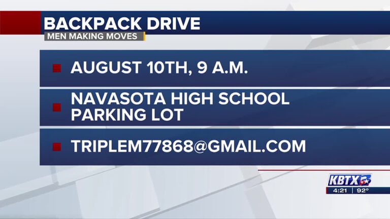 Men Making Moves 3rd annual Backpack Drive