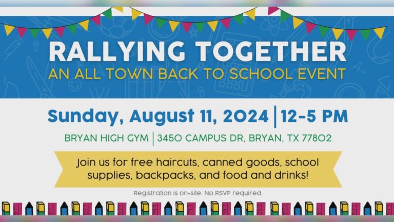 All Heart Inc., Goldstar Barber Studio Enterprises and Bryan ISD unite for monumental Back-to-School event