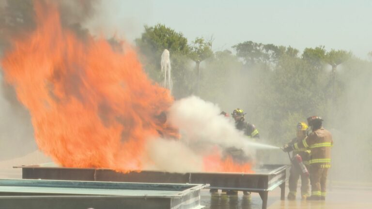 Firefighters travel across Texas to attend TEEX’s 95th annual Municipal Fire Training School