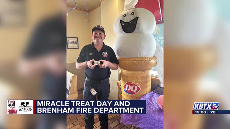 Brenham firefighters participate in Miracle Treat Day