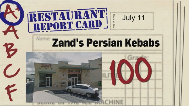 Restaurant Report Card: July 11, 2024