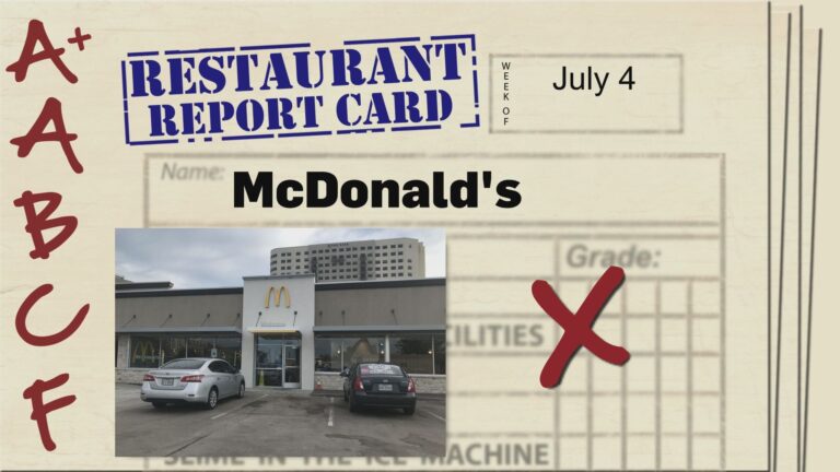 Restaurant Report Card: July 4, 2024