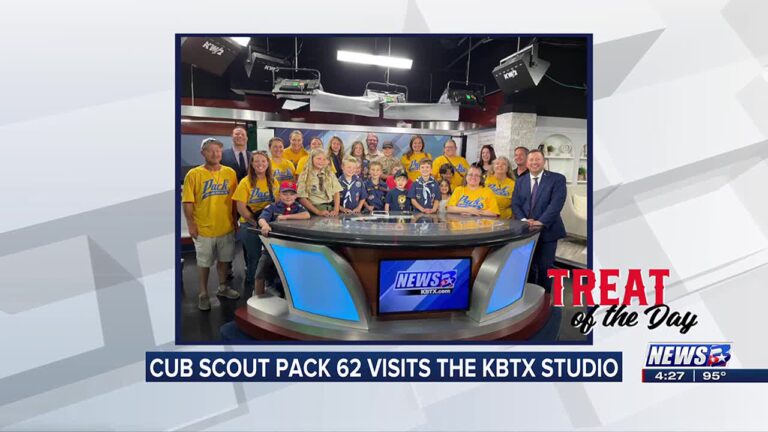 Treat of the Day: Cub Scout Pack 62 visits the KBTX studio