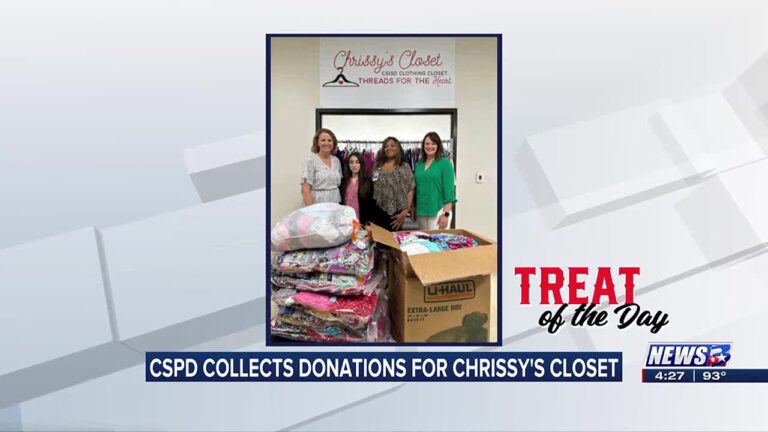 Treat of the Day: College Station PD collects donations for Chrissy’s Closet