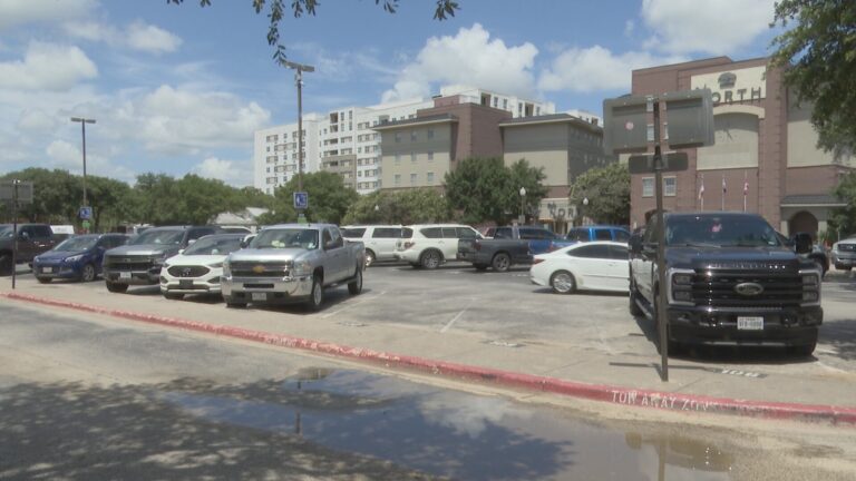 Parking lot in Northgate District behind Dixie Chicken available for possible redevelopment