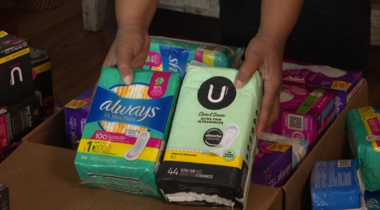 Bryan nonprofit hosts first feminine hygiene product giveaway