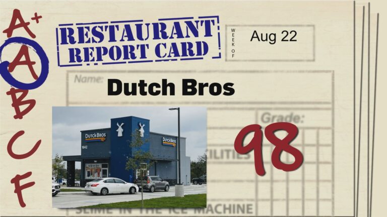 Restaurant Report Card: August 22, 2024