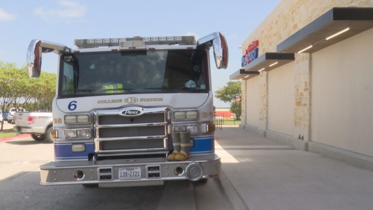 College Station Fire Department partners with the Junior League of BCS for Stuff the Bus