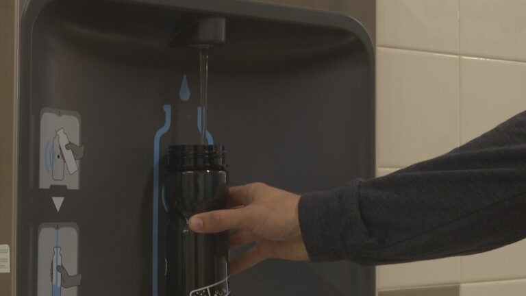 School districts encourage students to bring a refillable water bottle to school to stay hydrated