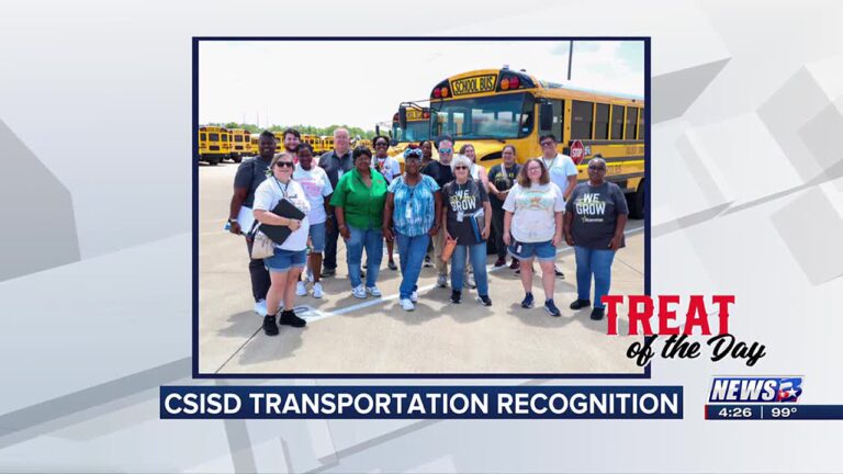 Treat of the Day: College Station ISD celebrates transportation staff