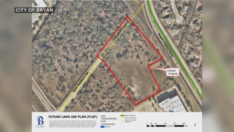 Bryan City Council postpones rezoning vote on land near Austin’s Colony subdivision